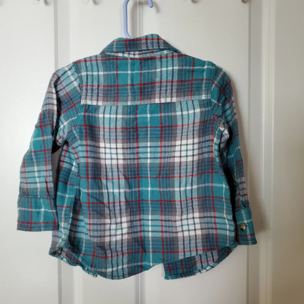 Old Navy‎ toddler flannel long sleeve shirt. 2t.